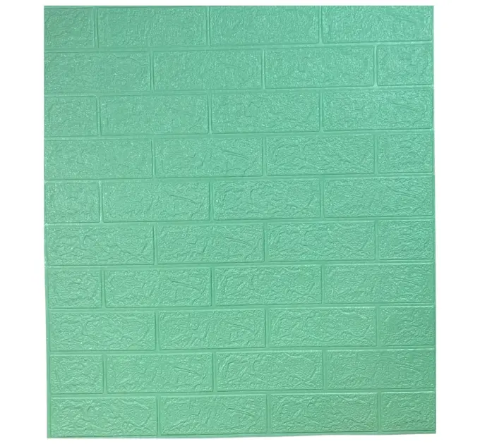 Самоклеюча 3D панель під м'ятну цеглу 700x770x3 мм 