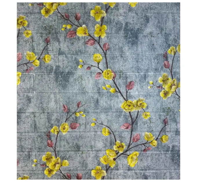 Самоклеюча декоративна 3D панель Магнолія 700x770x3 мм 