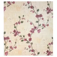 Самоклеюча декоративна 3D панель Сакура 700x770x3 мм 