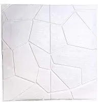 Самоклеюча декоративна 3D панель бут білий 700x700x3 мм 
