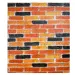 Самоклеюча декоративна 3D панель цегла теракот 700x770x3 мм 