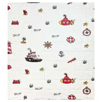 Самоклеюча декоративна 3D панель кораблі 700x770x3 мм 