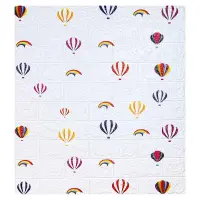 Самоклеюча декоративна 3D панель повітряні кулі 700x770x3 мм 