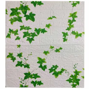 Самоклеюча декоративна 3D панель виноград 700x770x5 мм 