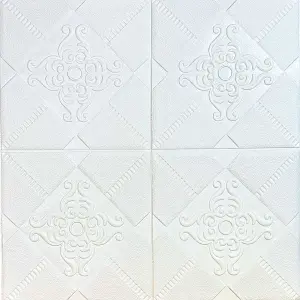Самоклеюча декоративна 3D панель Глазго 700x700x5 мм 