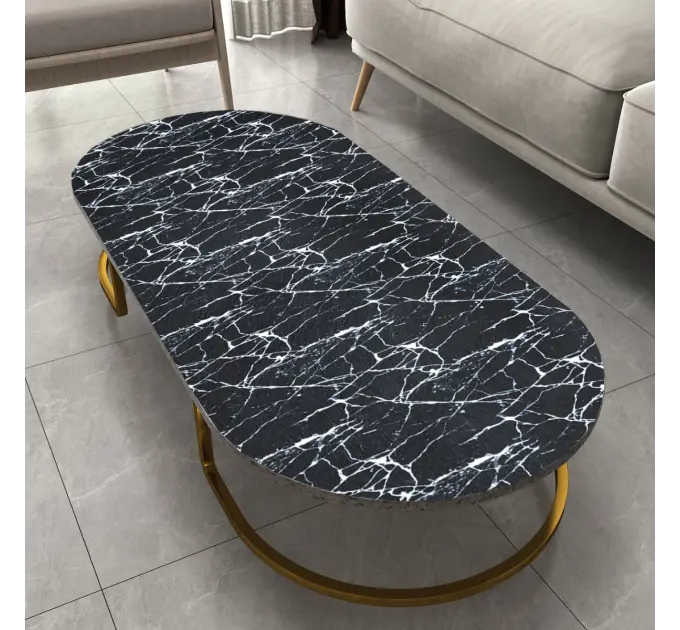 Самоклеюча плівка чорний мармур 0,45х10м (1206)